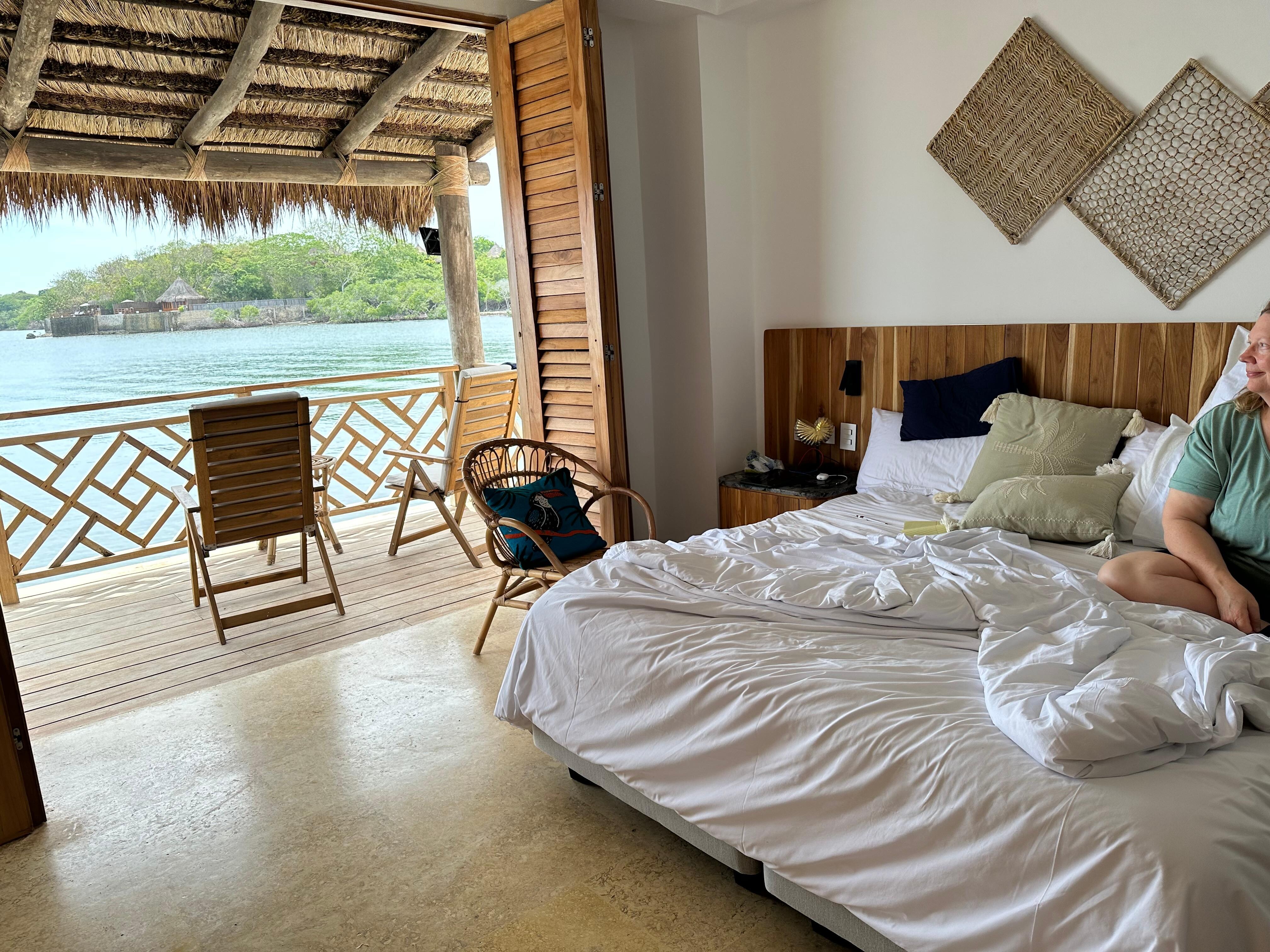 Our room on the water