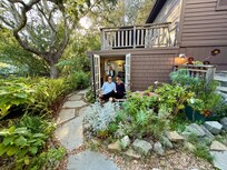 Garden sitting area