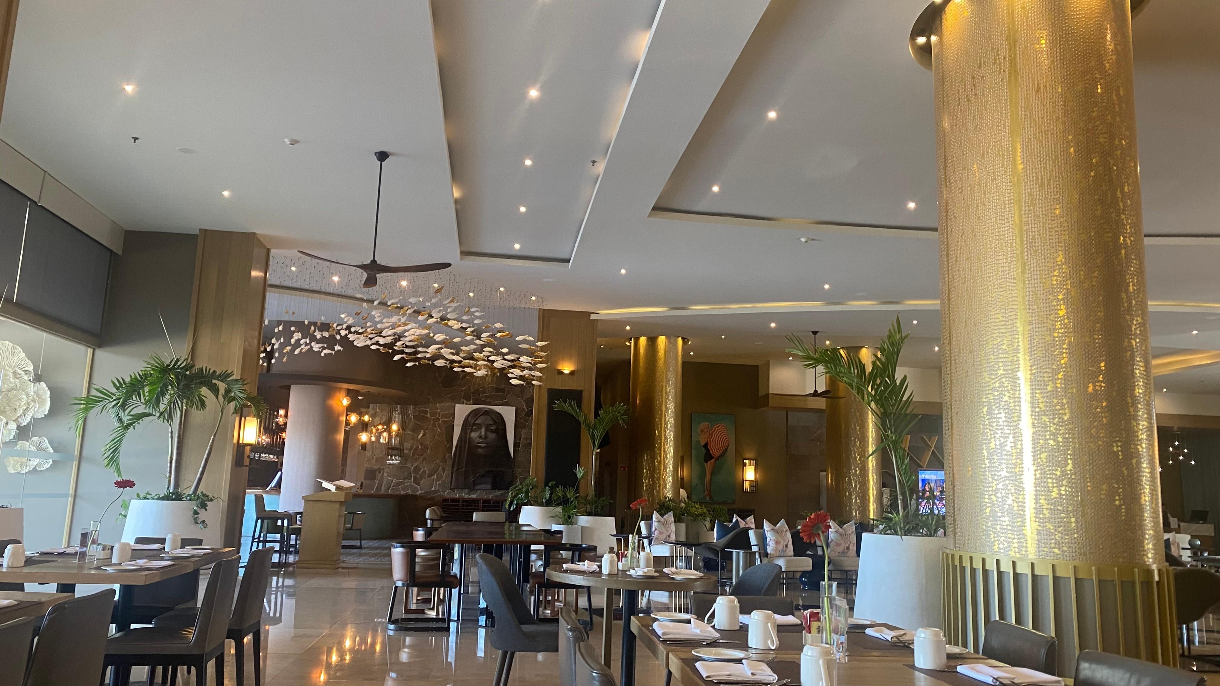 Lobby from Torre Lucerna hotel.