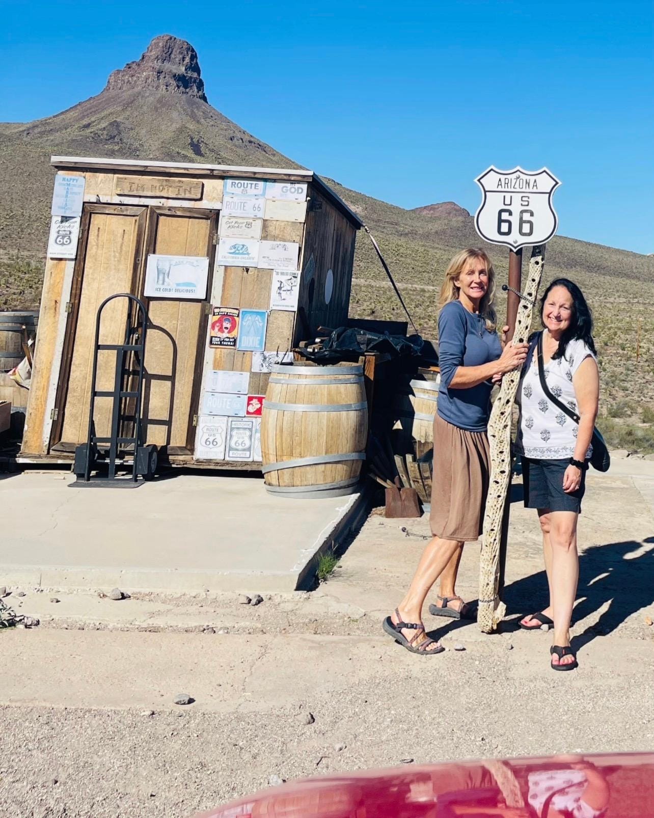 We elected to take scenic Route 66 “the mother road” WORTH IT! Stopped at must see Cool Springs Gas station/gift shop