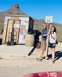 We elected to take scenic Route 66 “the mother road” WORTH IT! Stopped at must see Cool Springs Gas station/gift shop