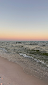 Ending the day at the beach