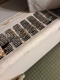 Mildew on hvac and its just blowin it all over the room