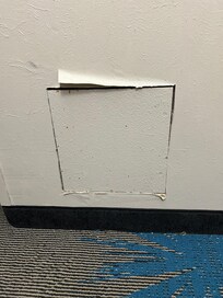 Example of room damage
