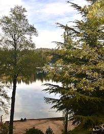 View from room balcony.