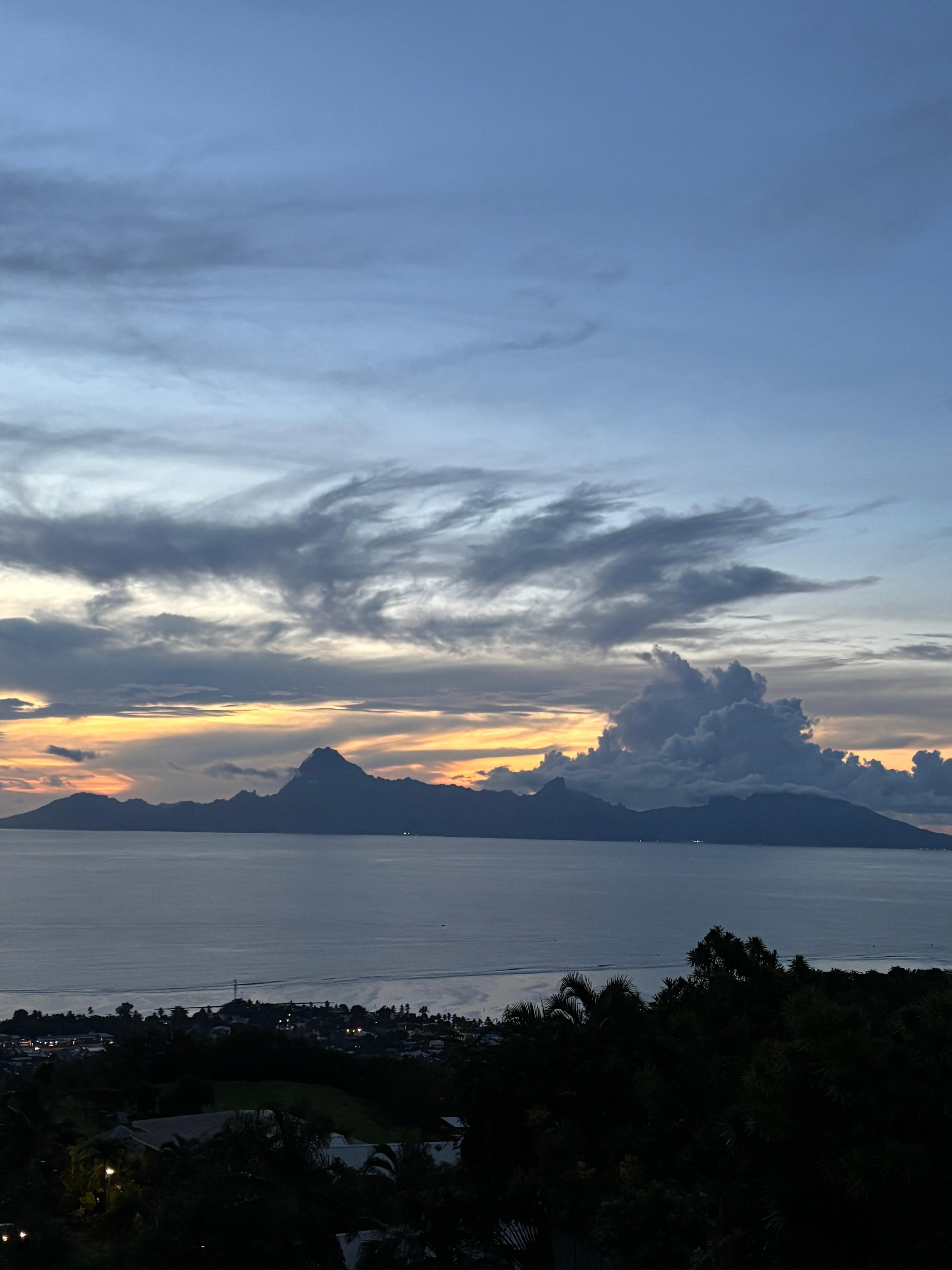Moorea from the deck