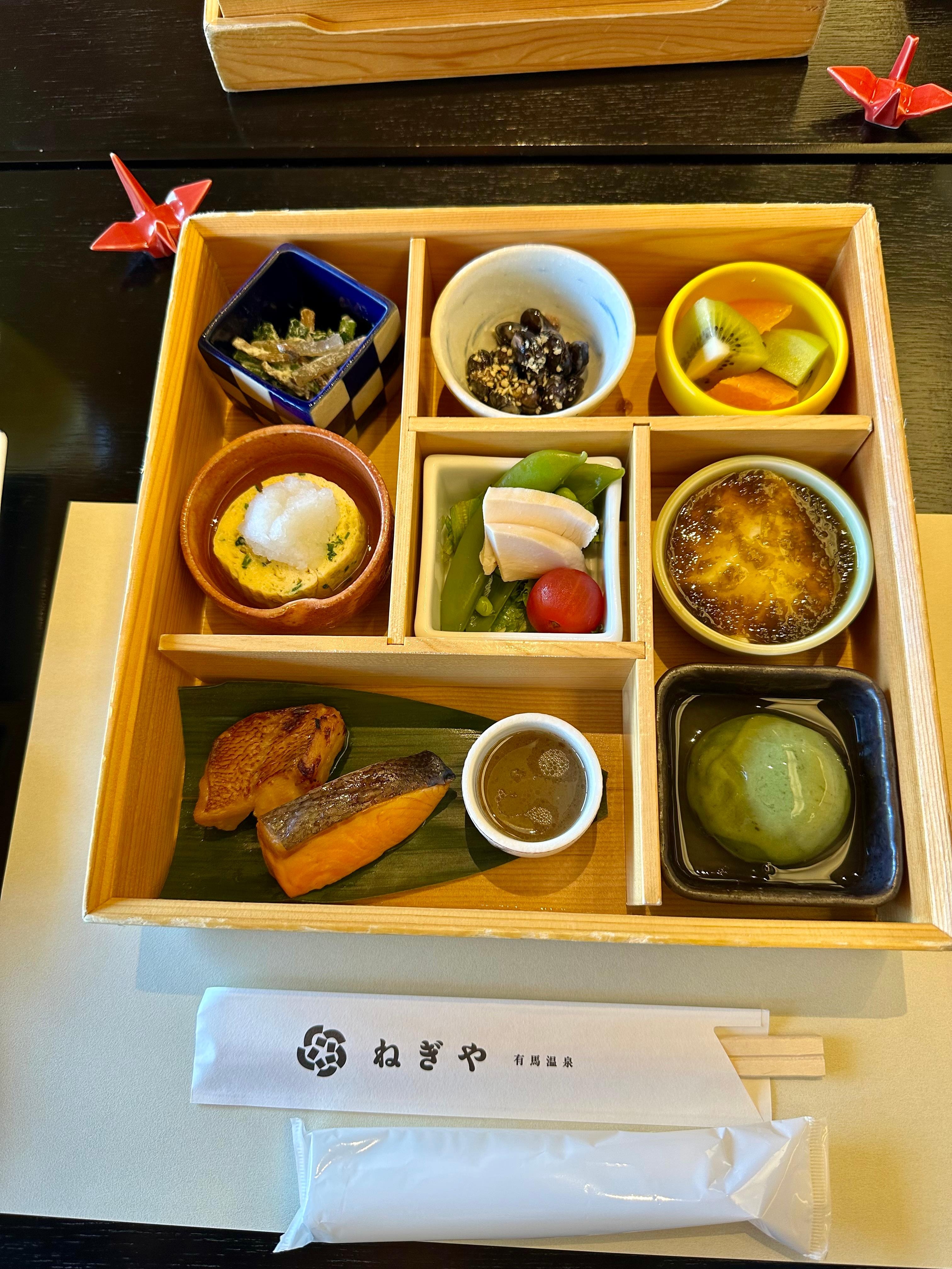 One of the breakfasts; they were able to accommodate a dairy-free diet