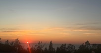 We caught a beautiful sunset right from the patio!