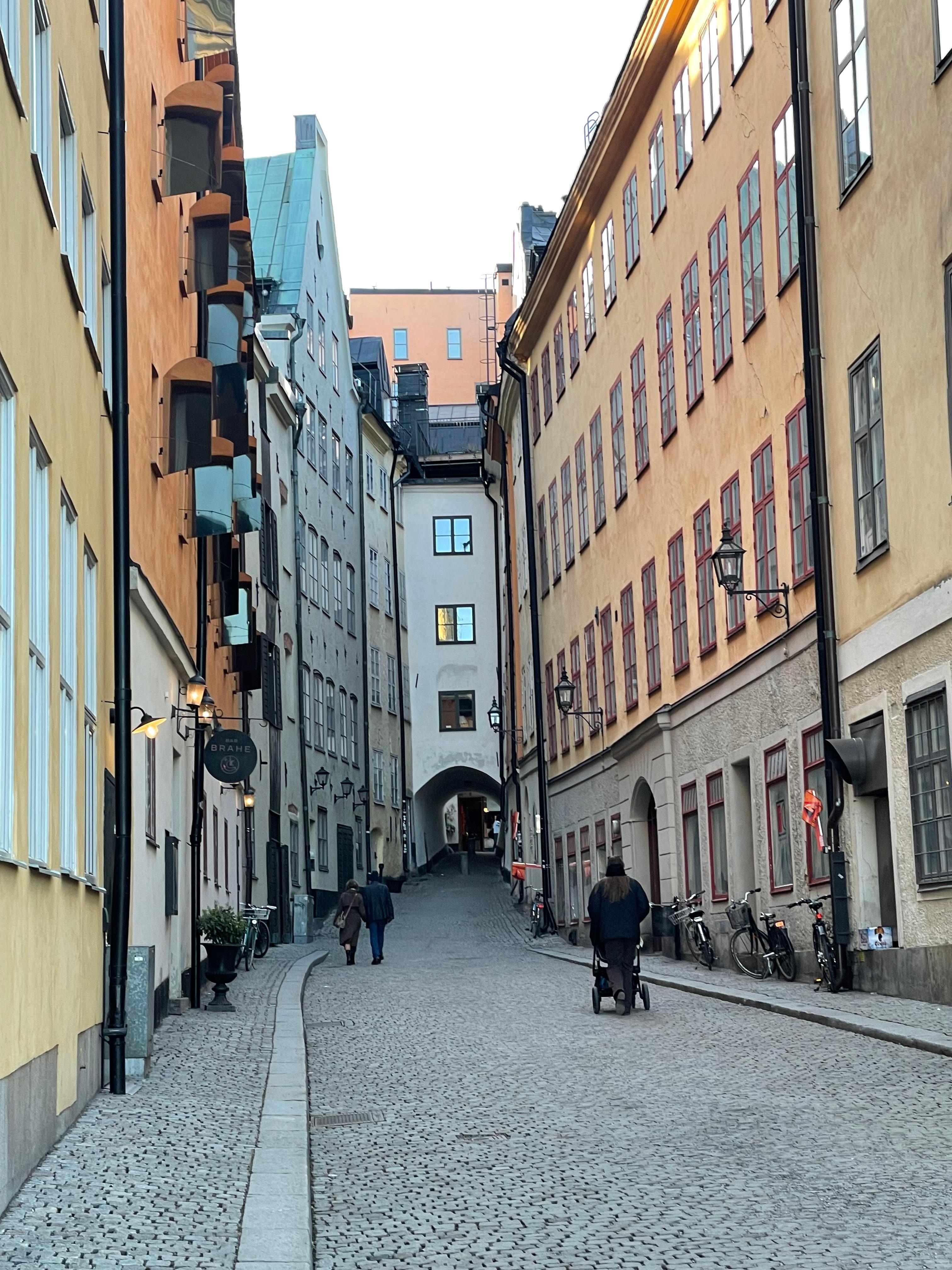 Beautiful streets of Gamla Stan.