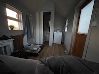 Inside the smaller cabin