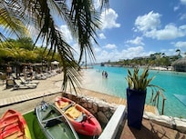 Private beach