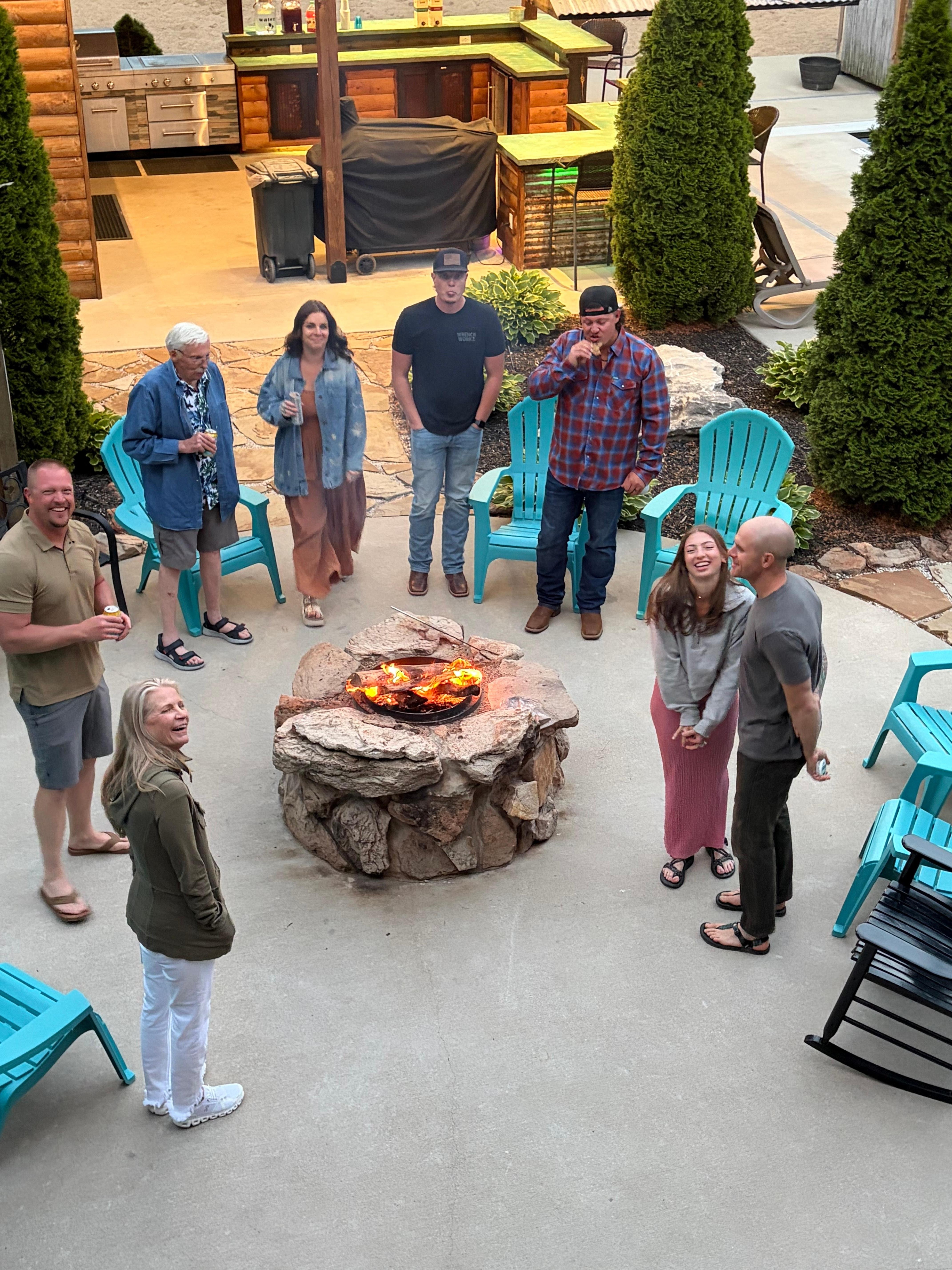 Cheers to a fun wedding weekend! 