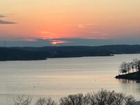Sunset view from our room.