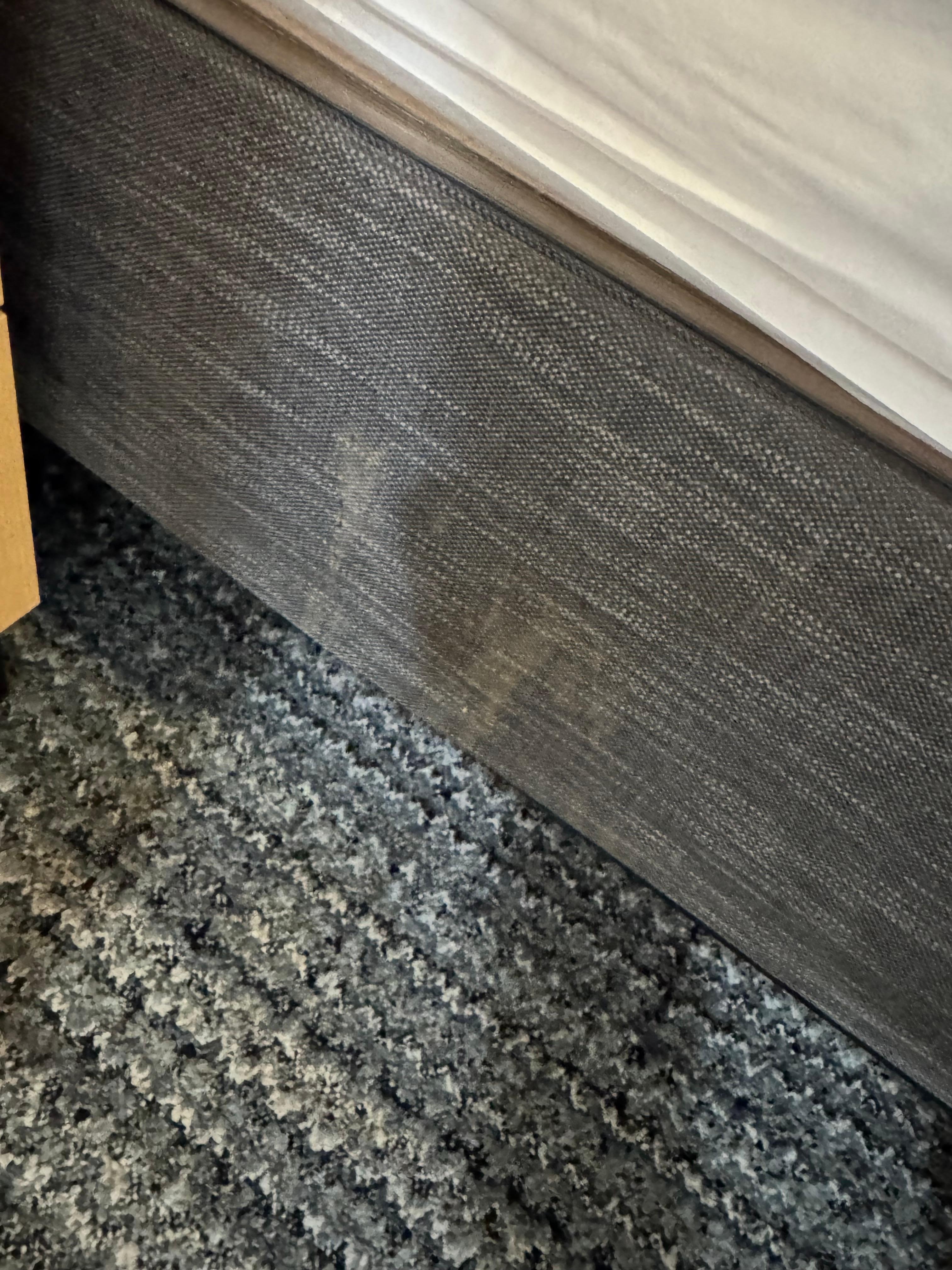 Puke or worse on the side of the bed