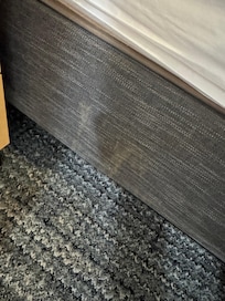 Puke or worse on the side of the bed