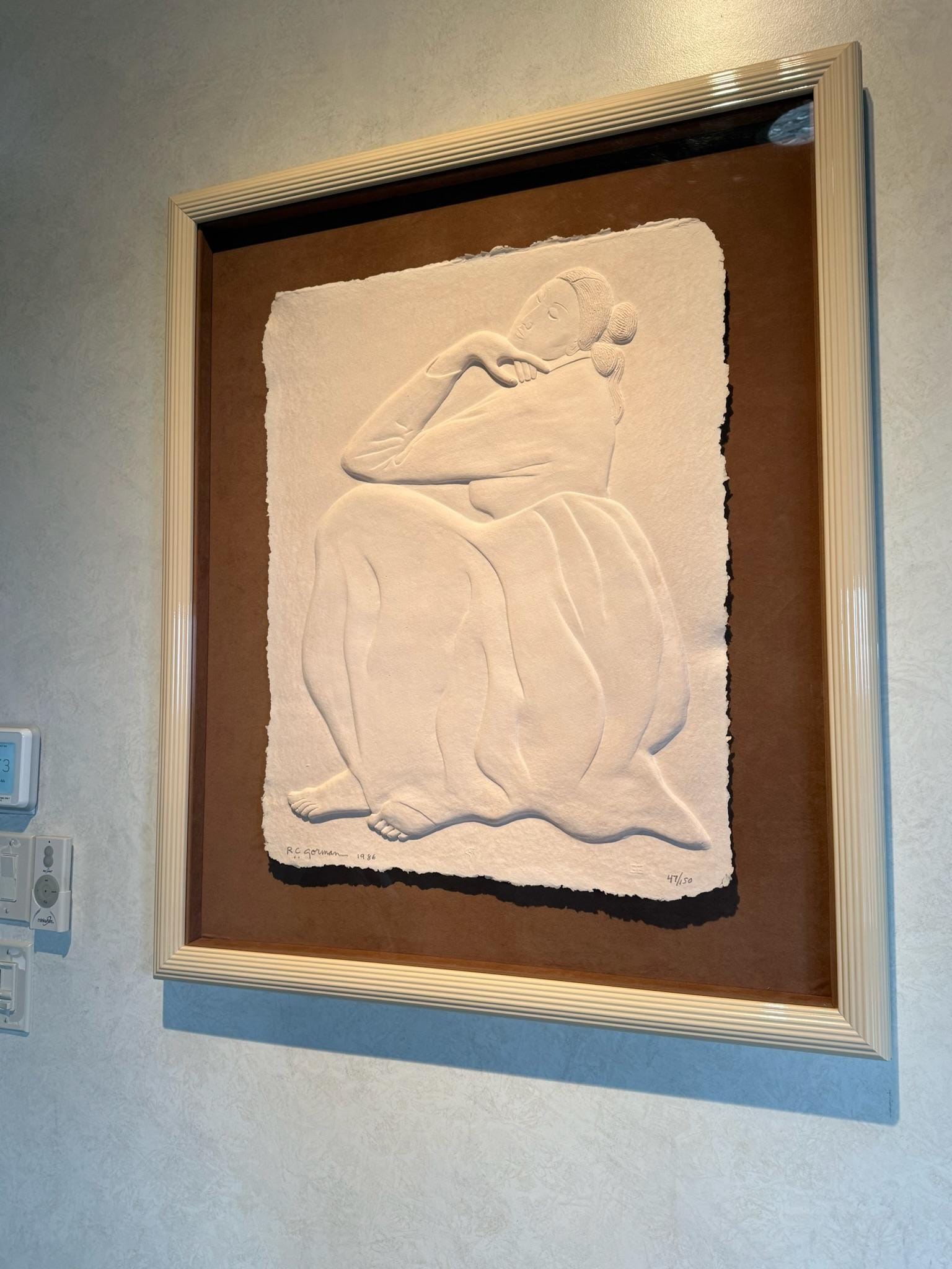 There is beautiful art throughout this home which adds to its appeal.  