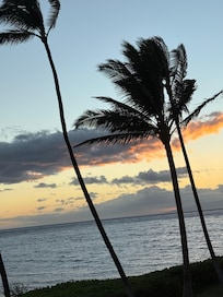 Sunset from the deck.