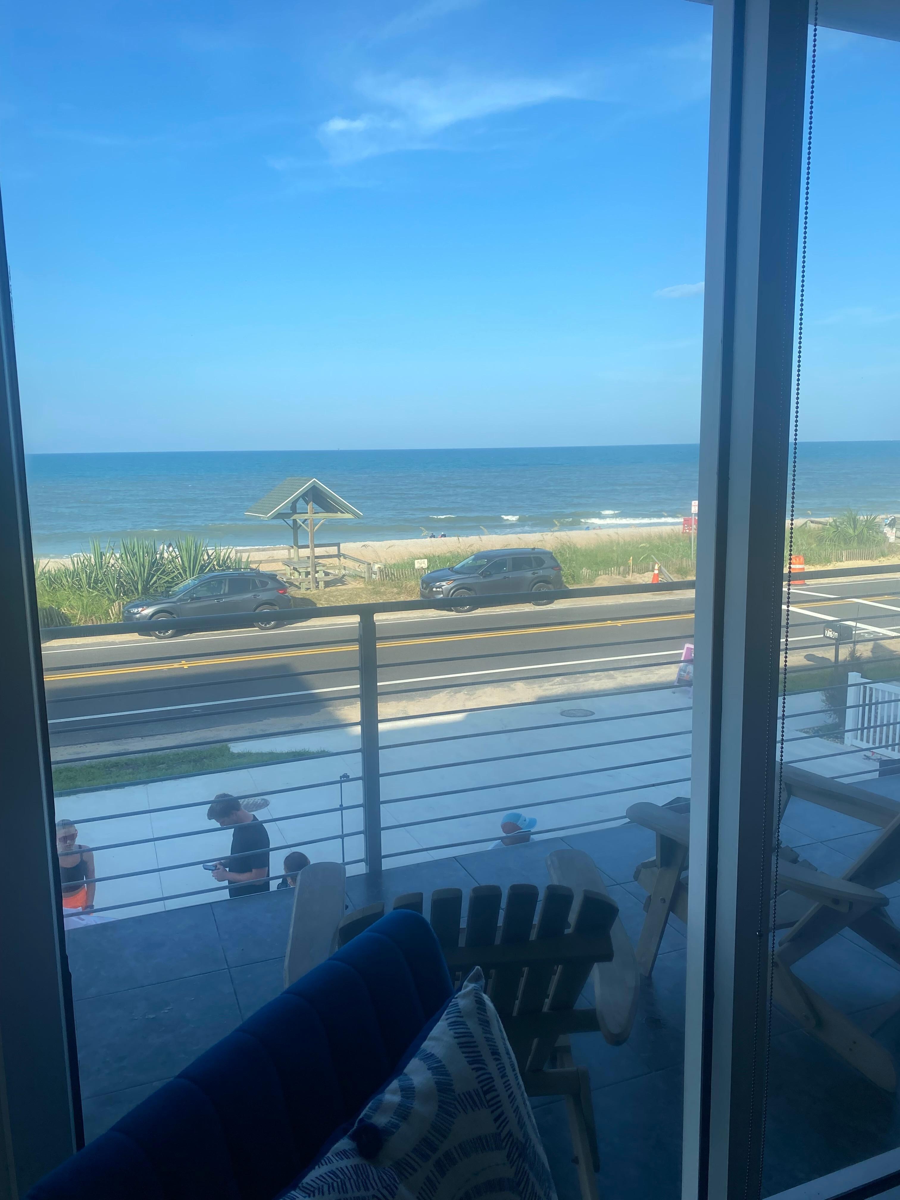 View from the front deck. 