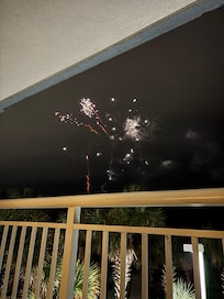 Fireworks from the deck