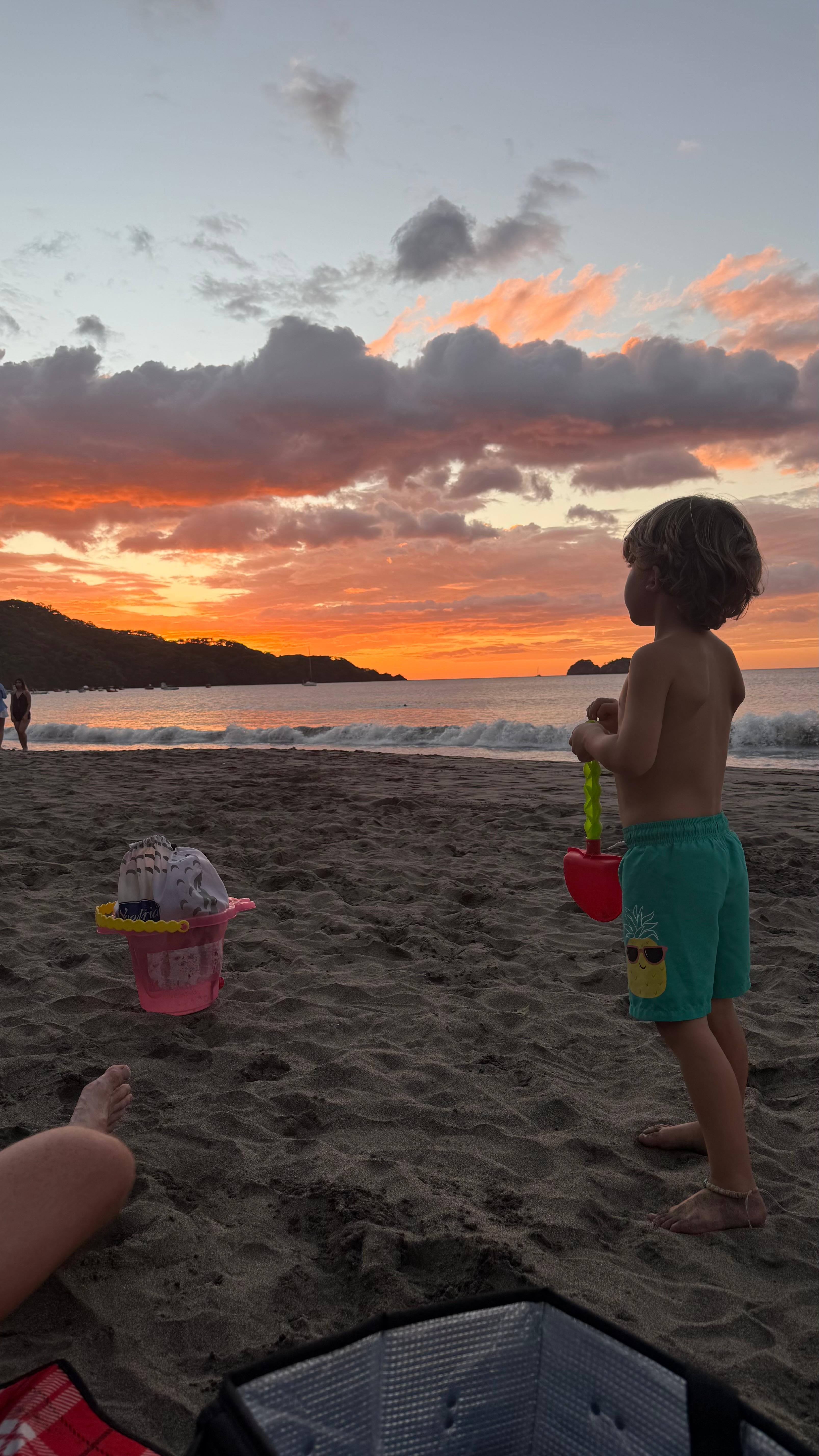 Hermosa beach sunset 