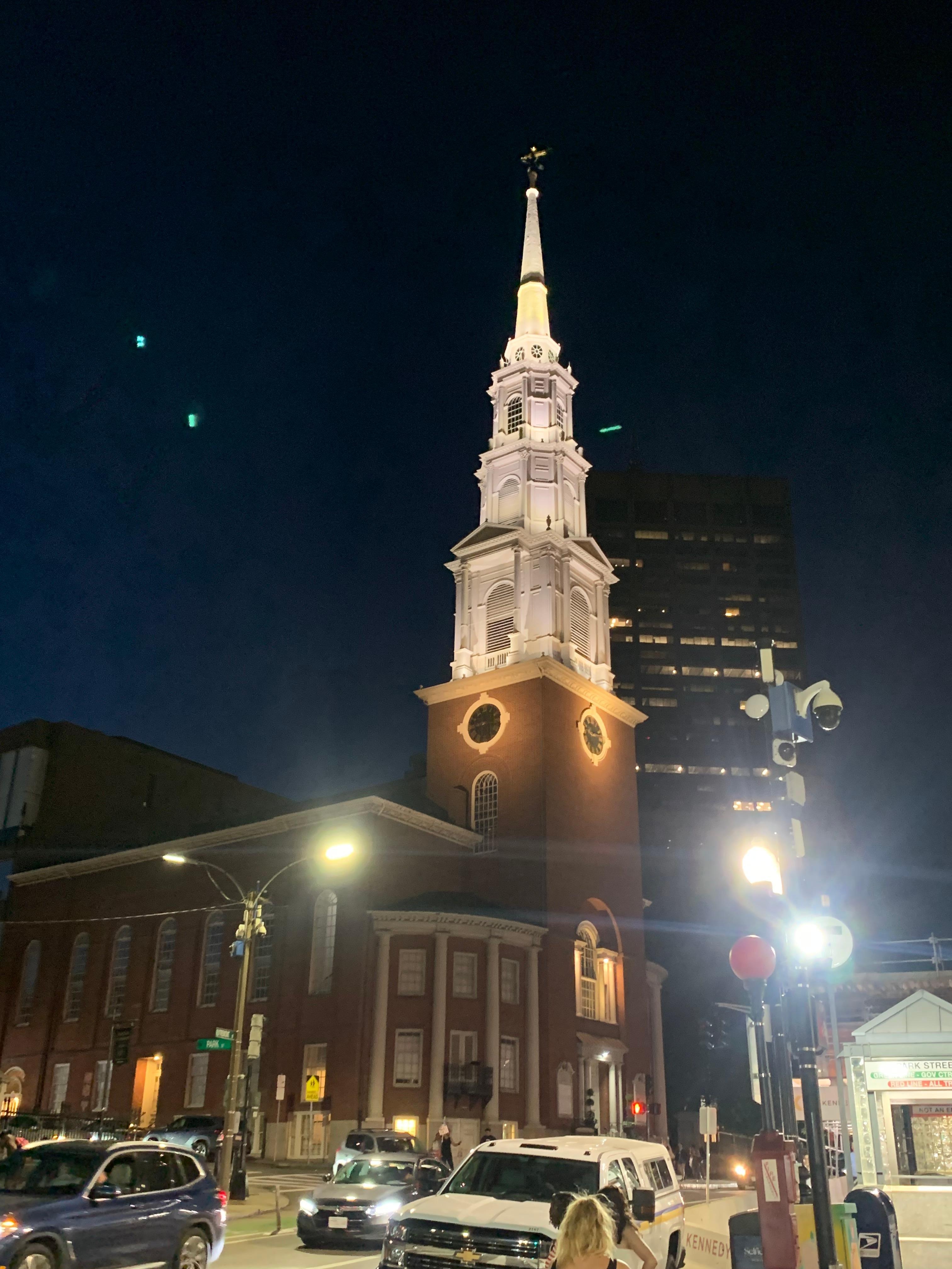 Nighttime view