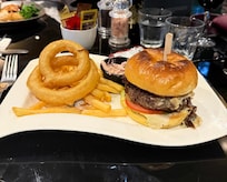 Delicious flavour ..steak burger