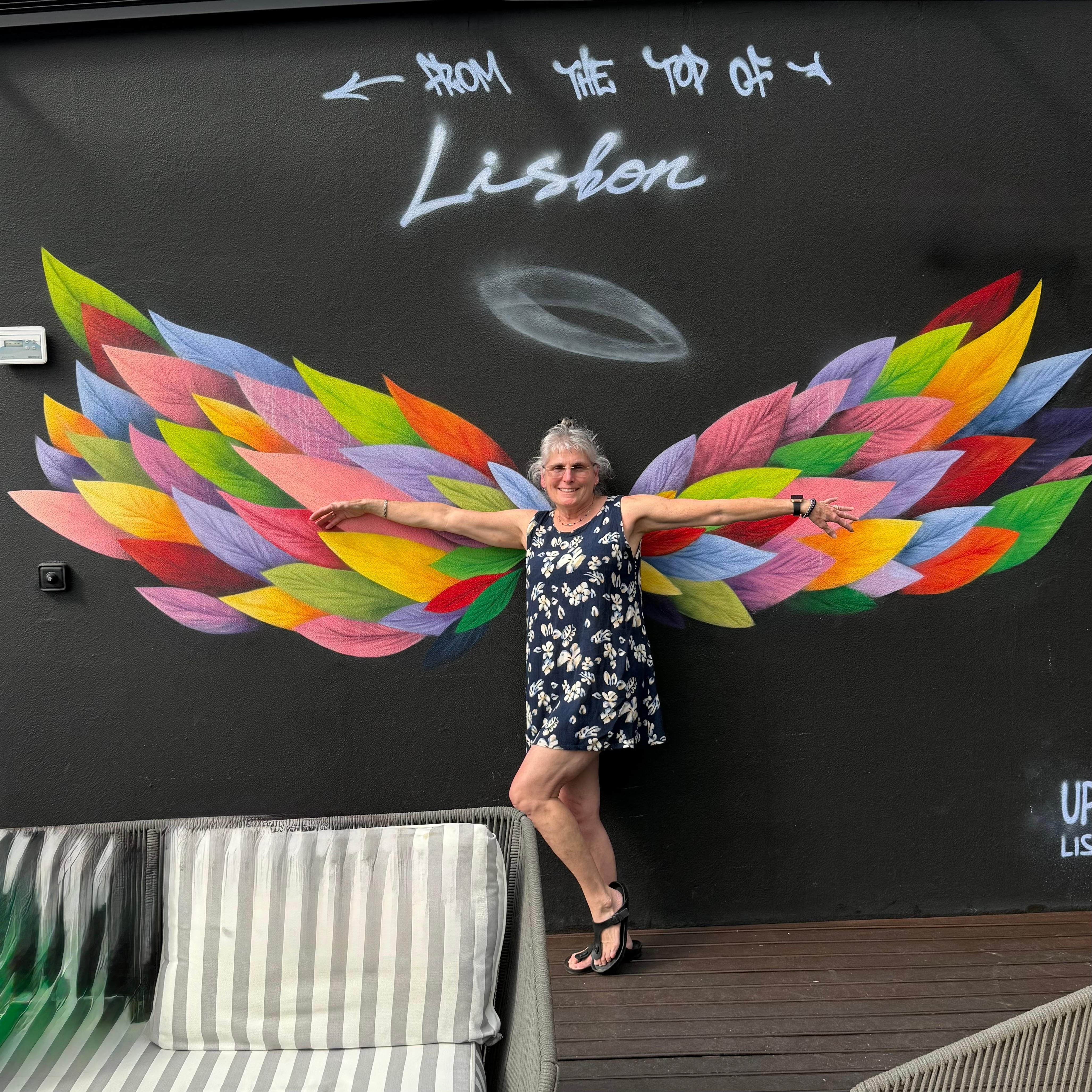 Fun posing up on the pool deck