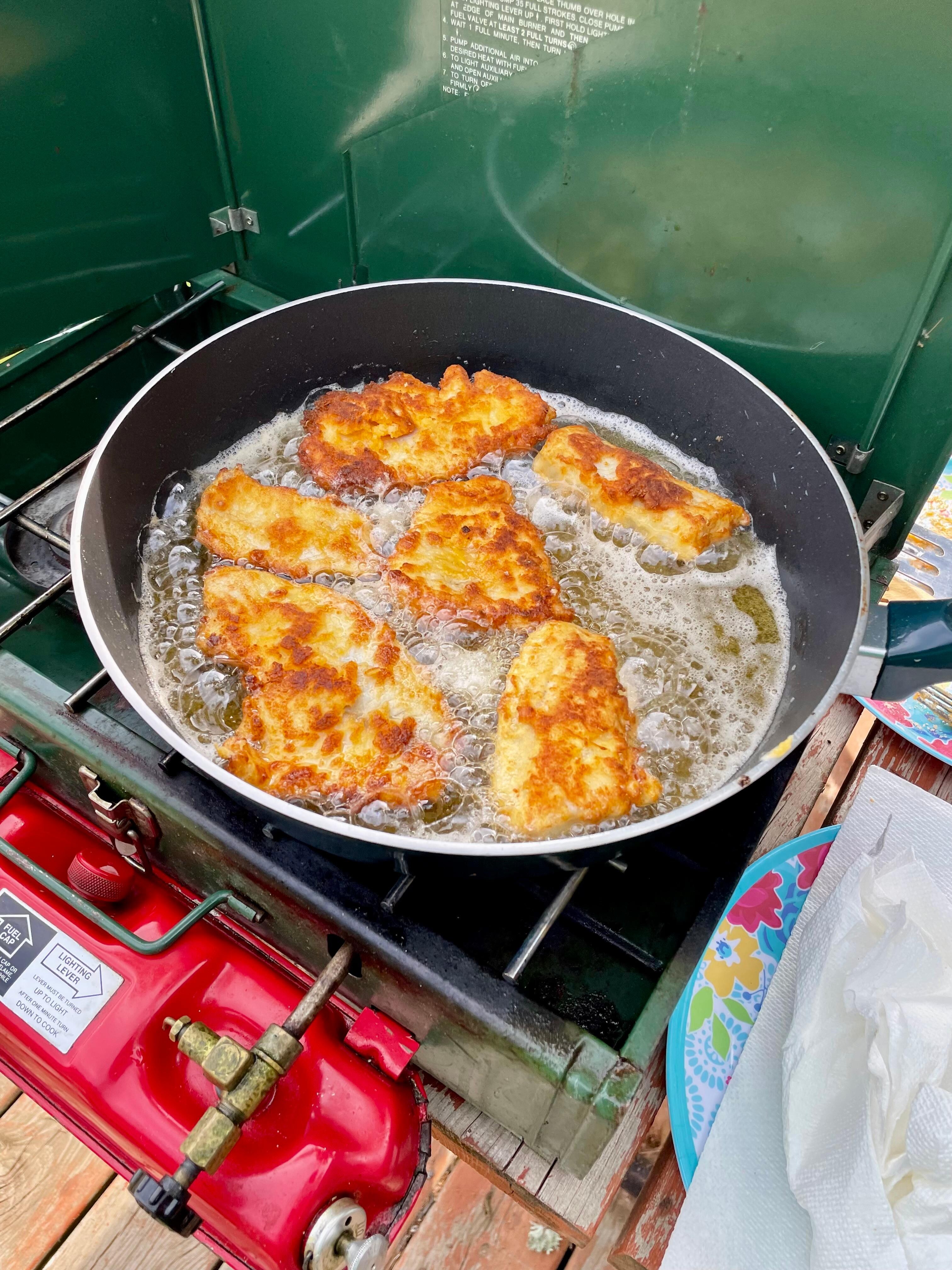 Bluegill and walleye for dinner