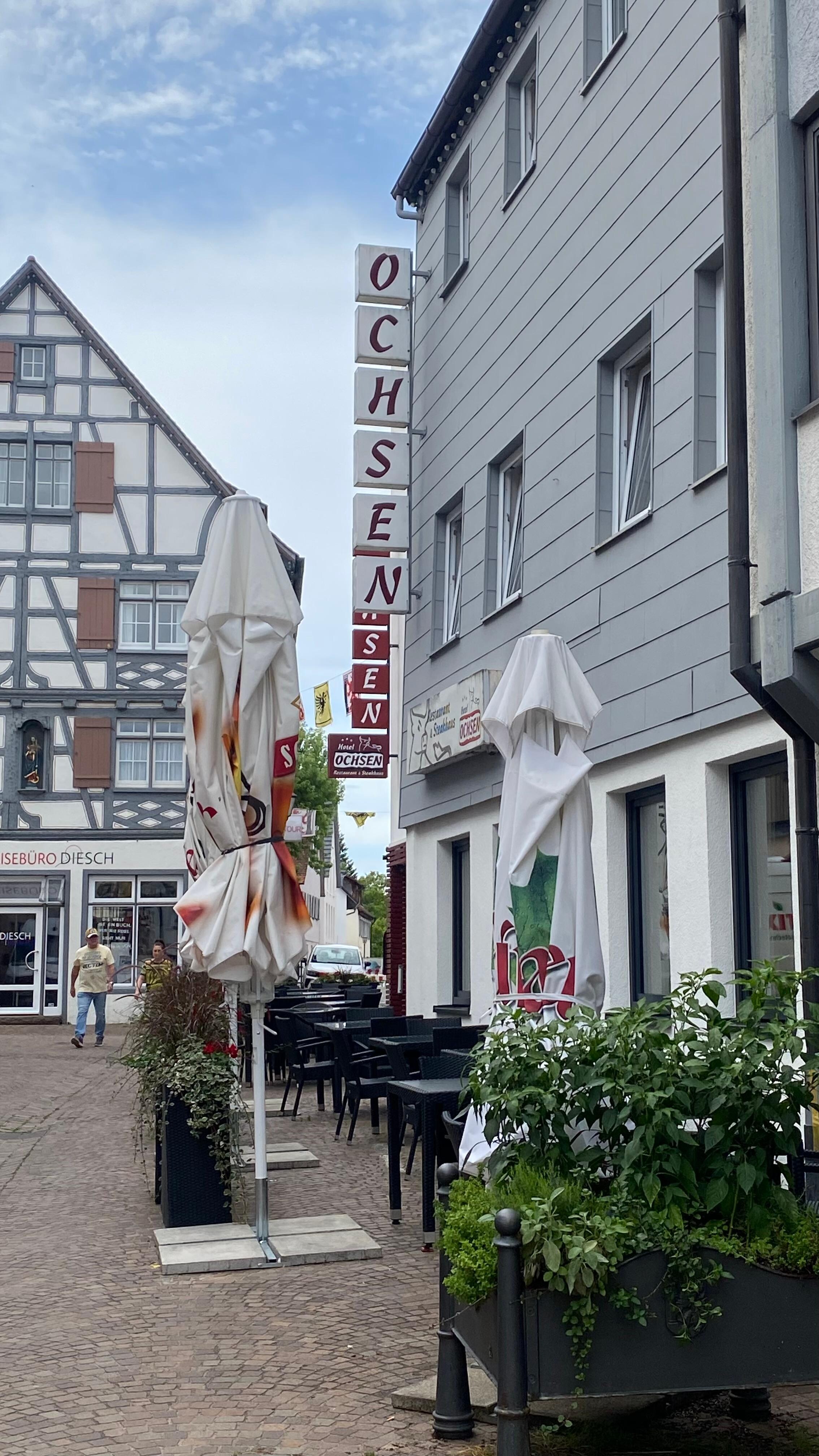 Terrasse des Hotel-Restaurants