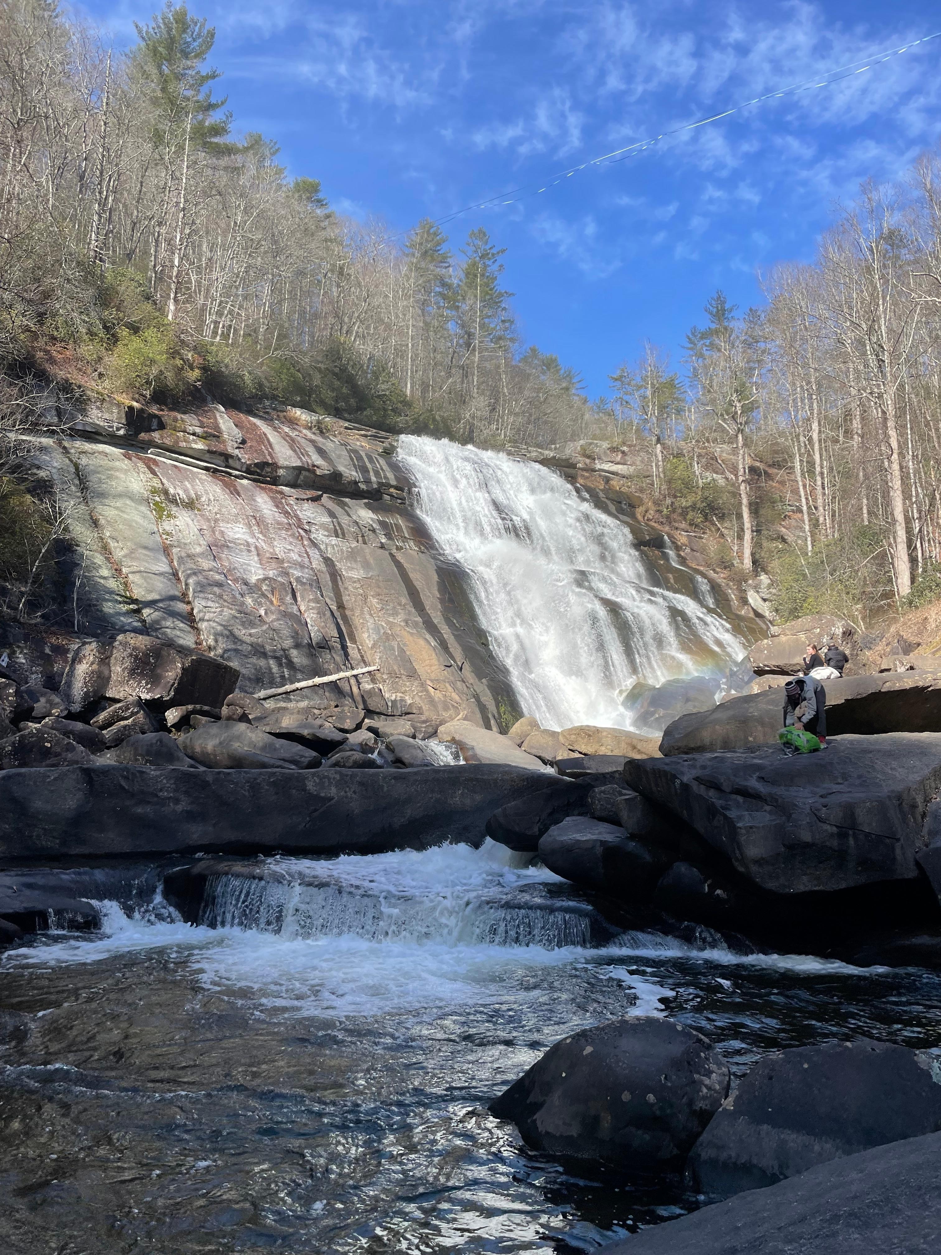Rainbow Falls in Gorges State park