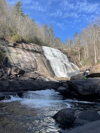 Rainbow Falls in Gorges State park