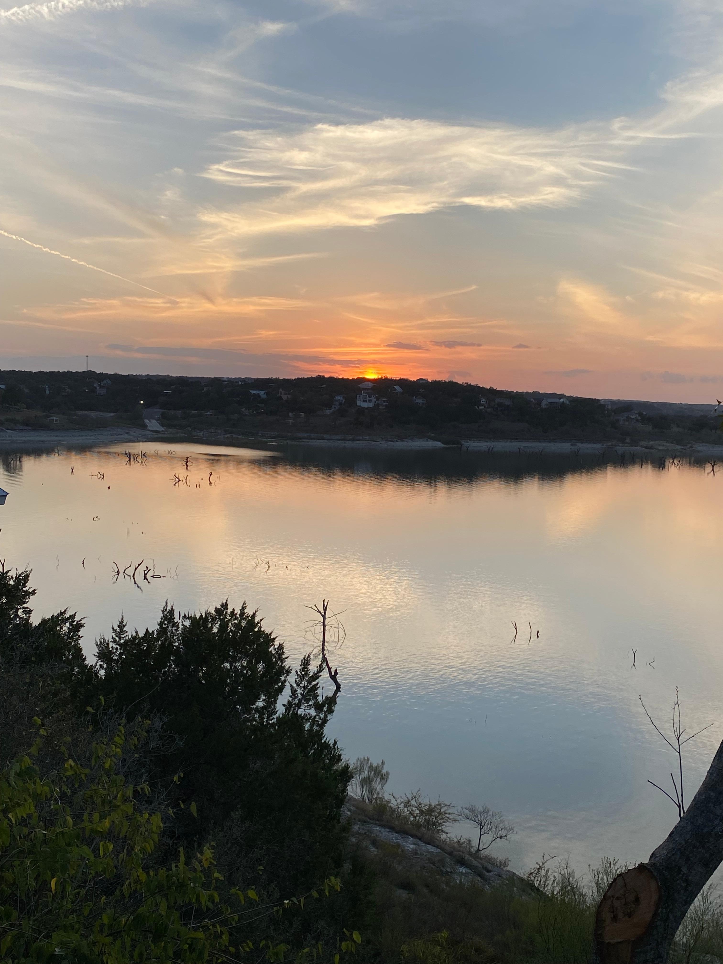 November sunset from Overlook Pointe😍