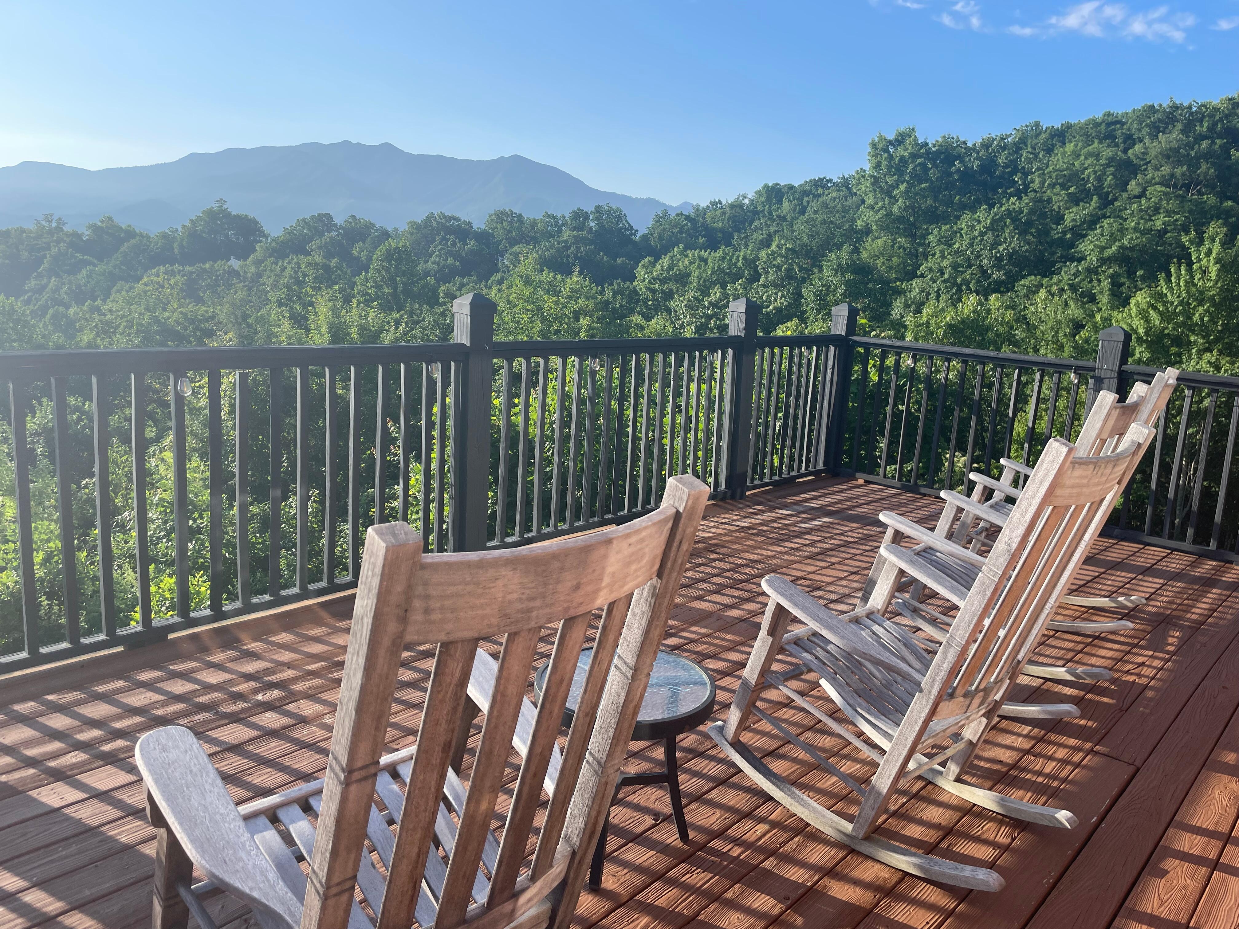 Beautiful views from the upper deck! 