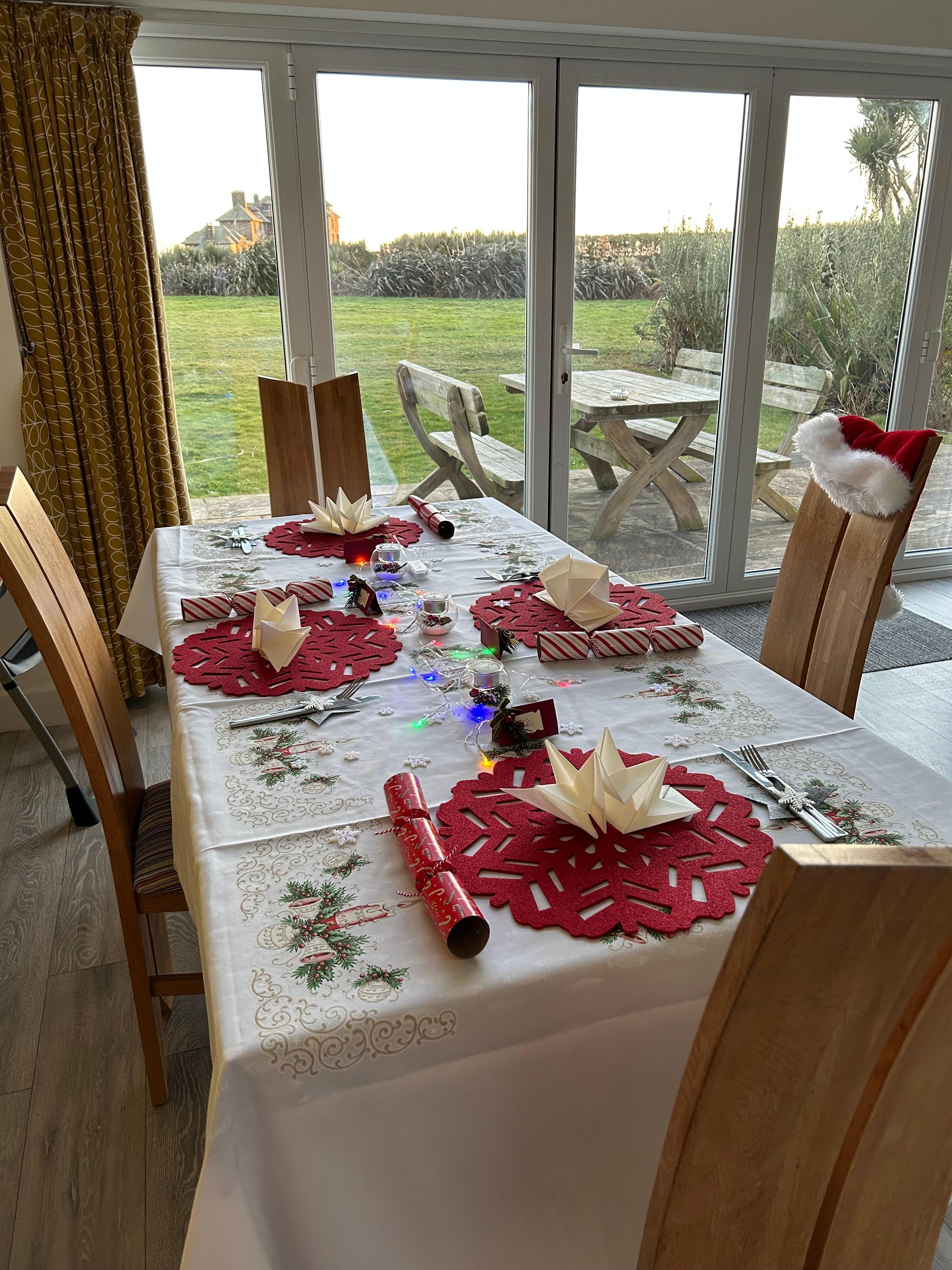 Xmas lunch in cottage