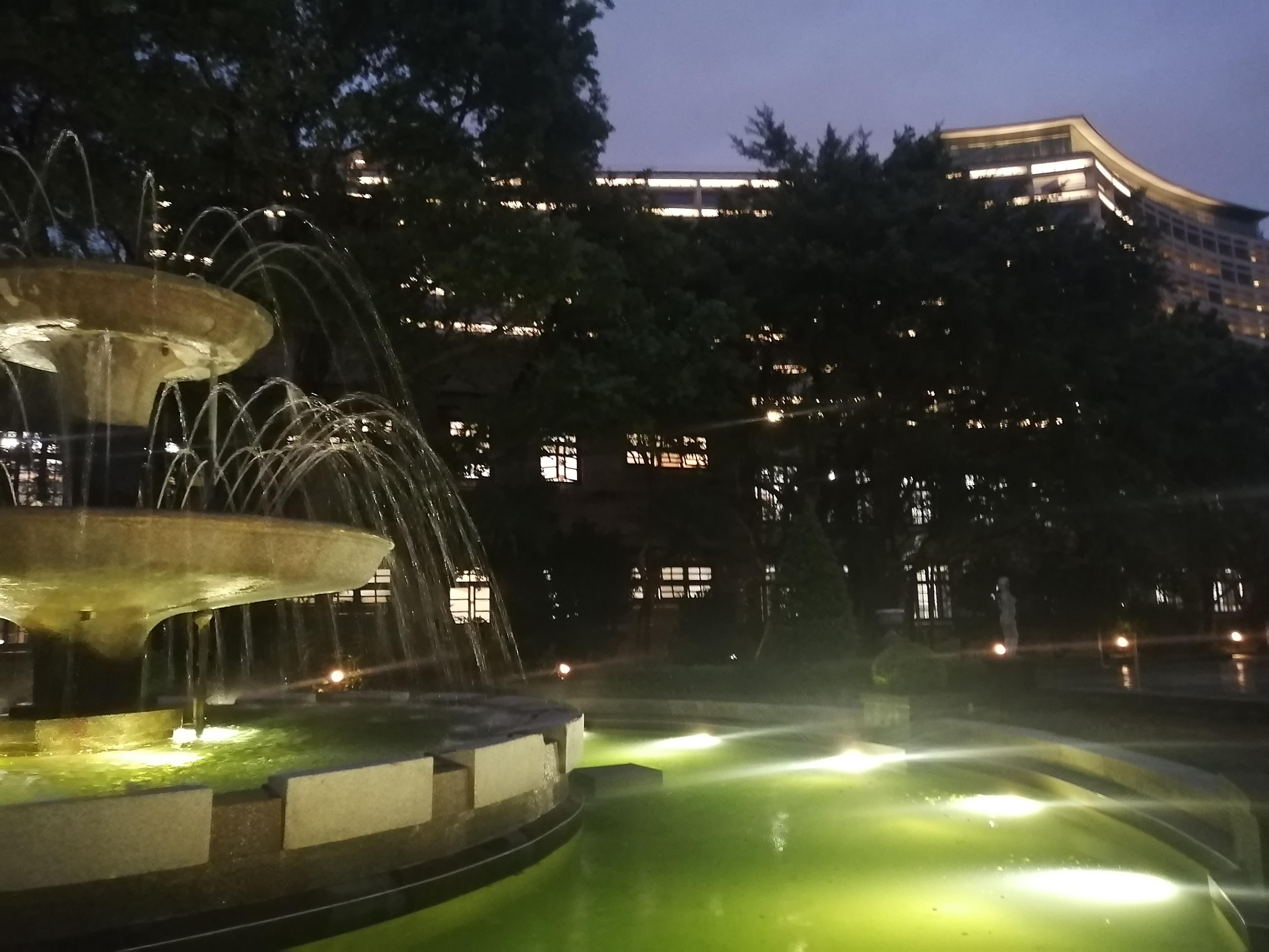 Eslite hotel from the courtyard of creative facility