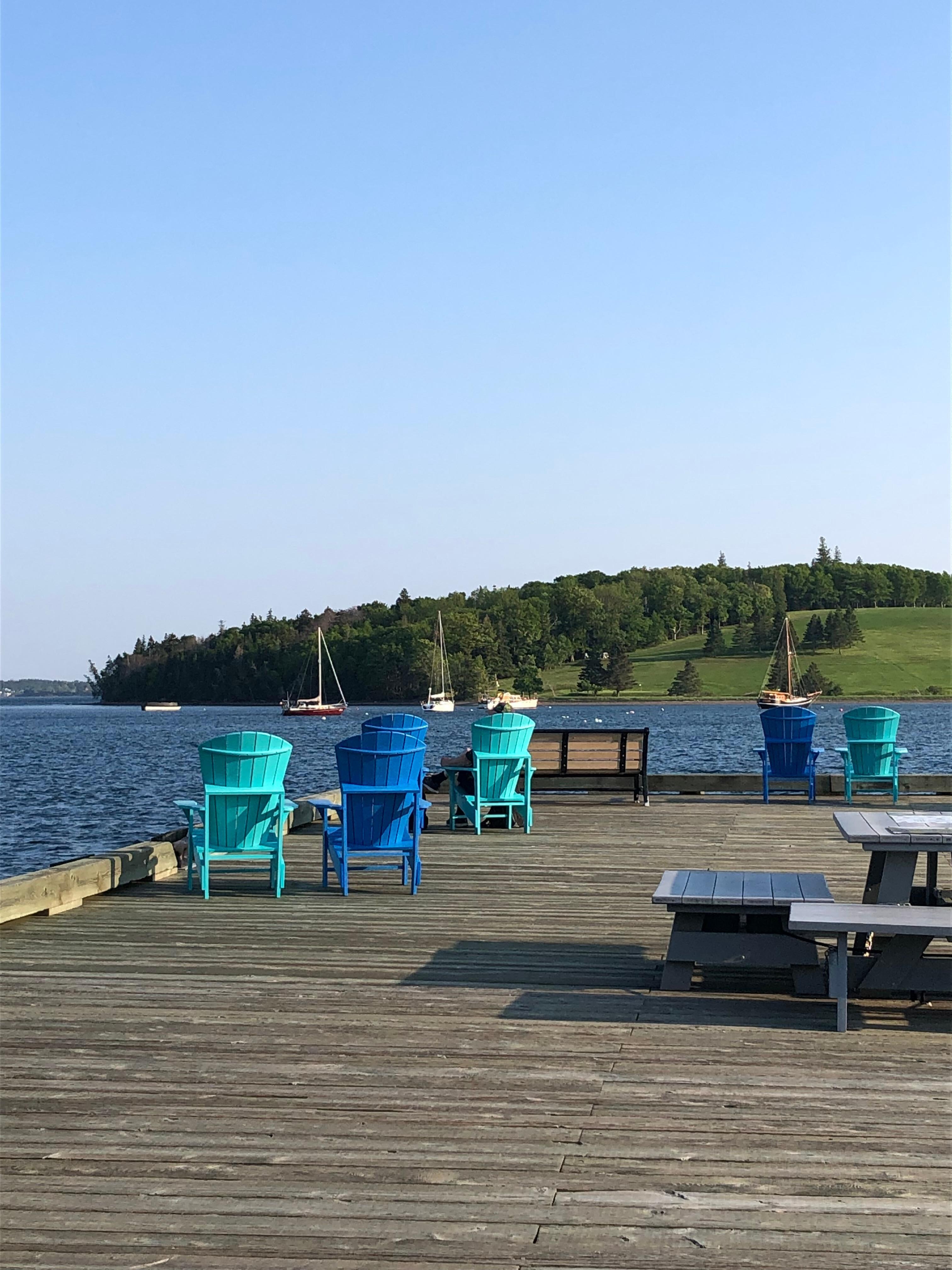 One of the wharfs in Lunenburg