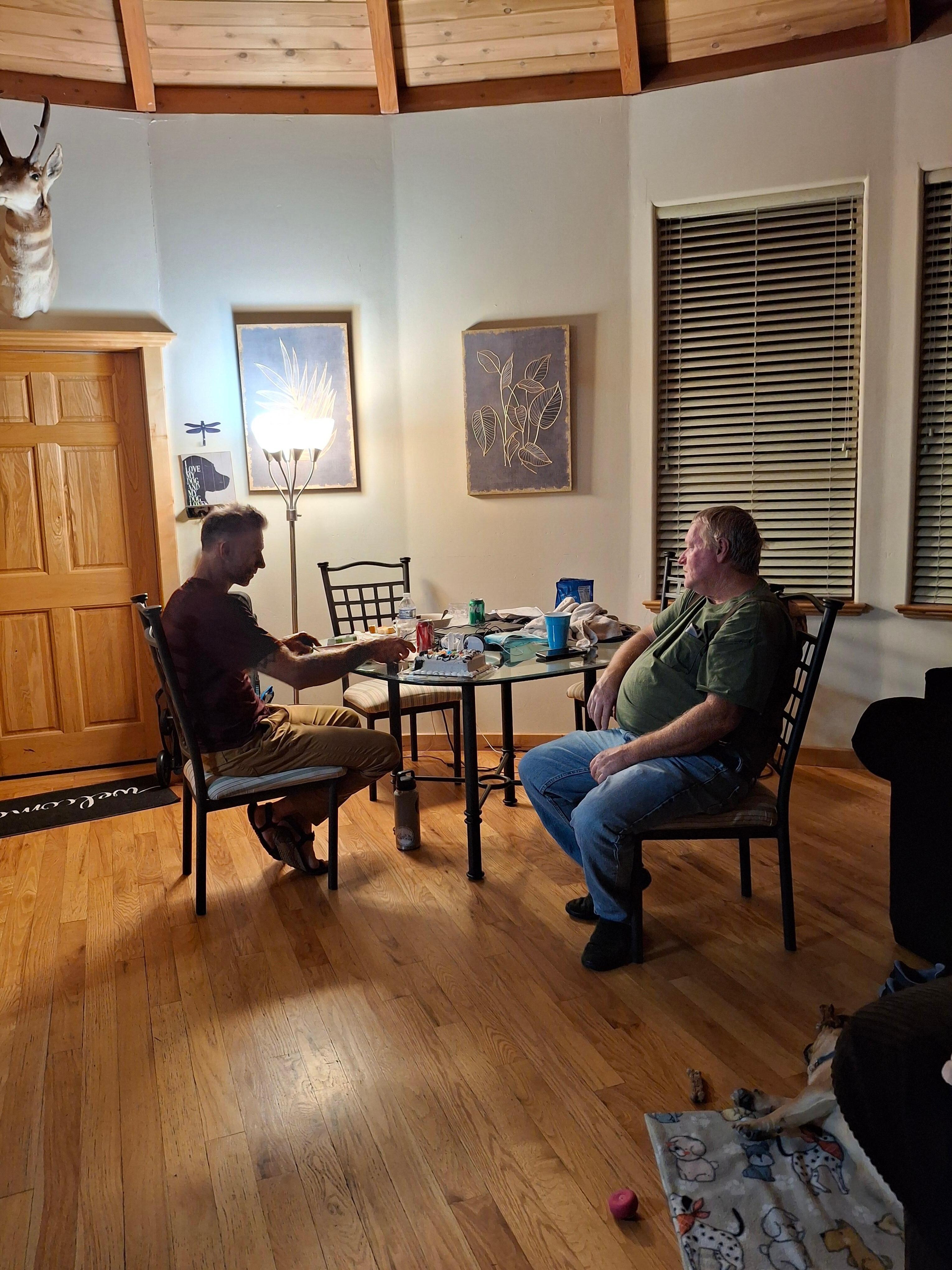 My son Randy and Farrell that lives in Flagstaff 