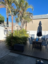 We & our dog loved the back yard!