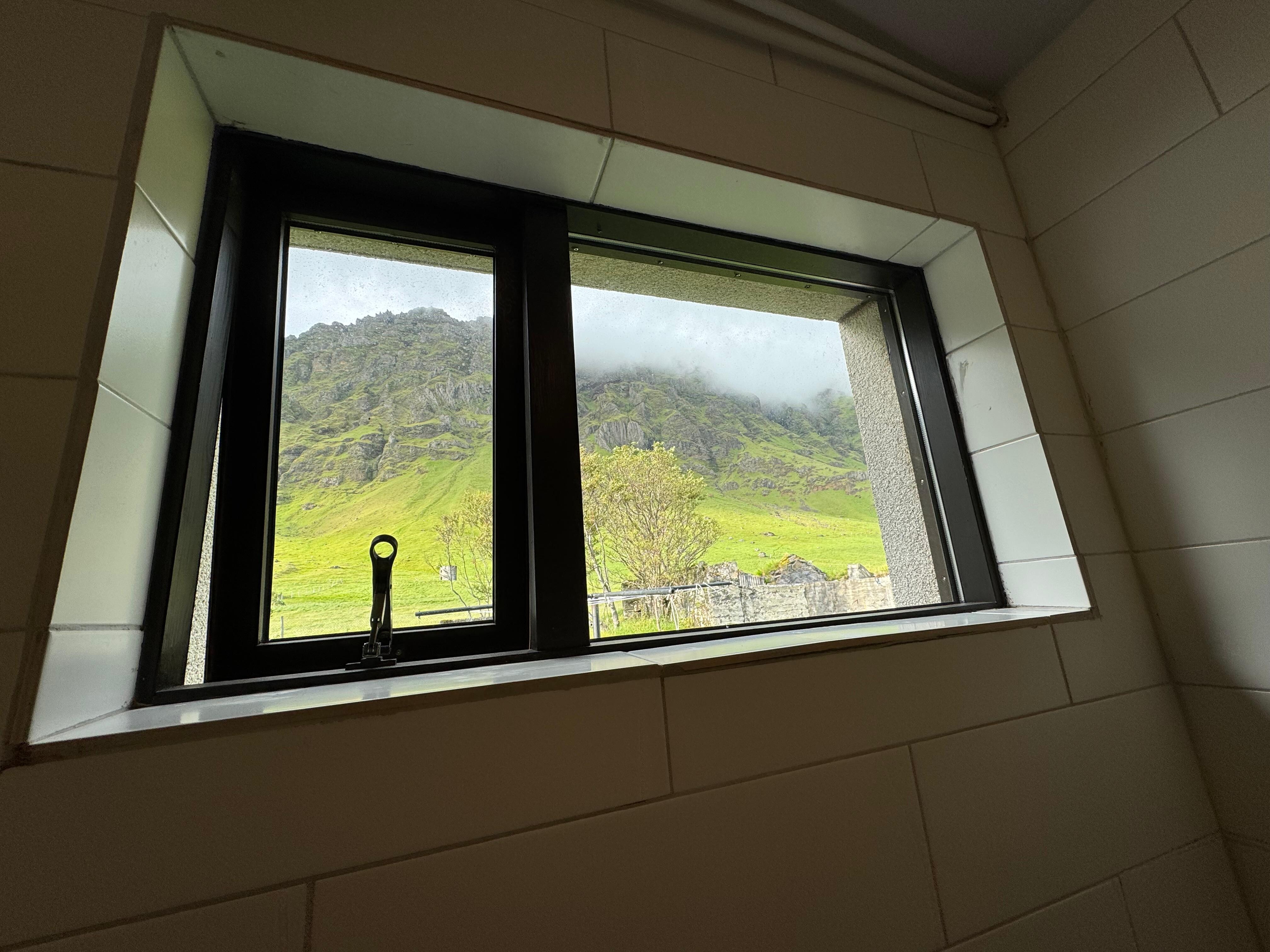 View from the shower