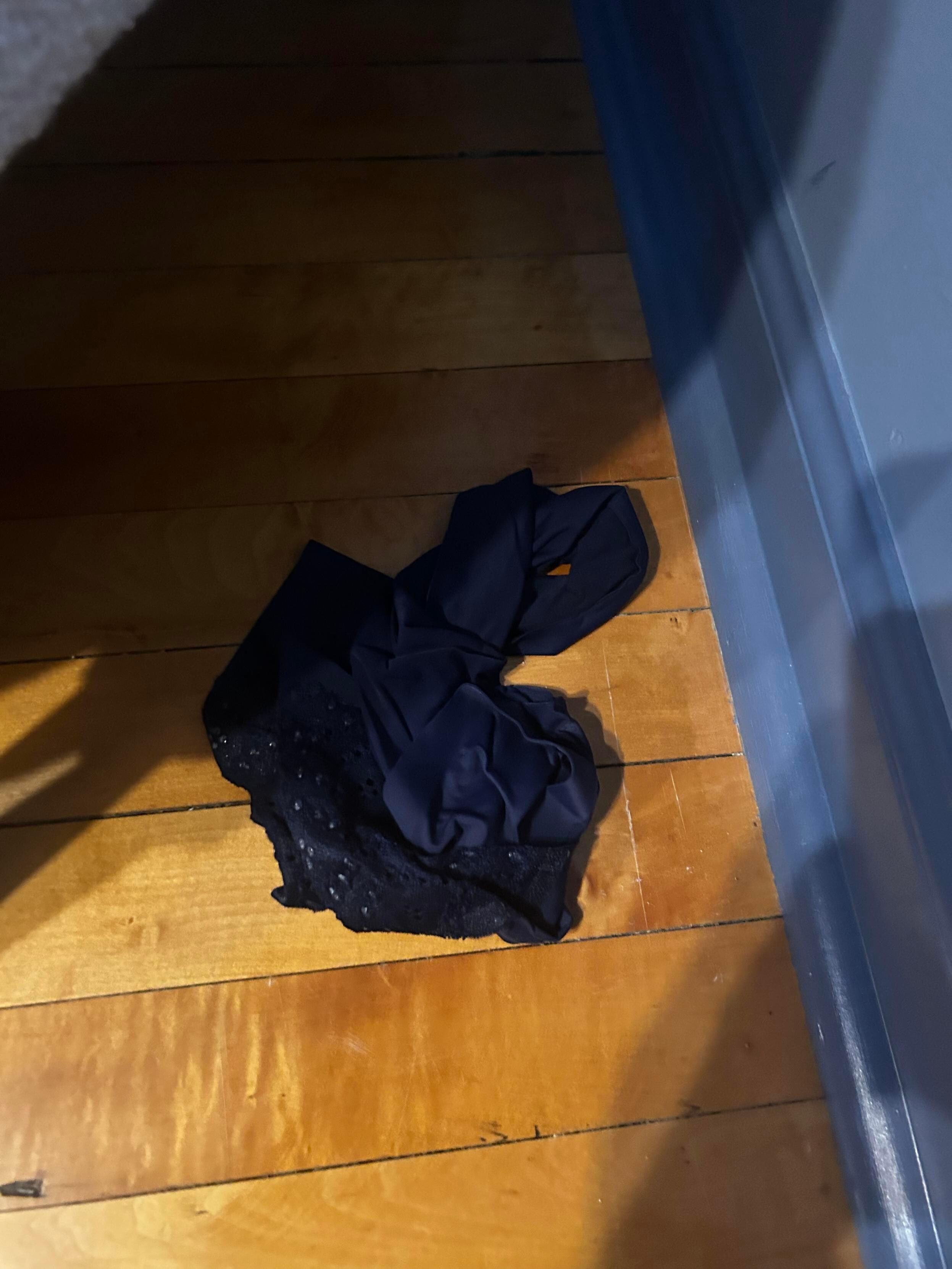 Panties found upon arrival