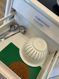 Plenty of cutlery for meals at home