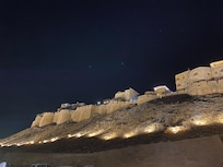 The golden fort, Jaisalmer at night