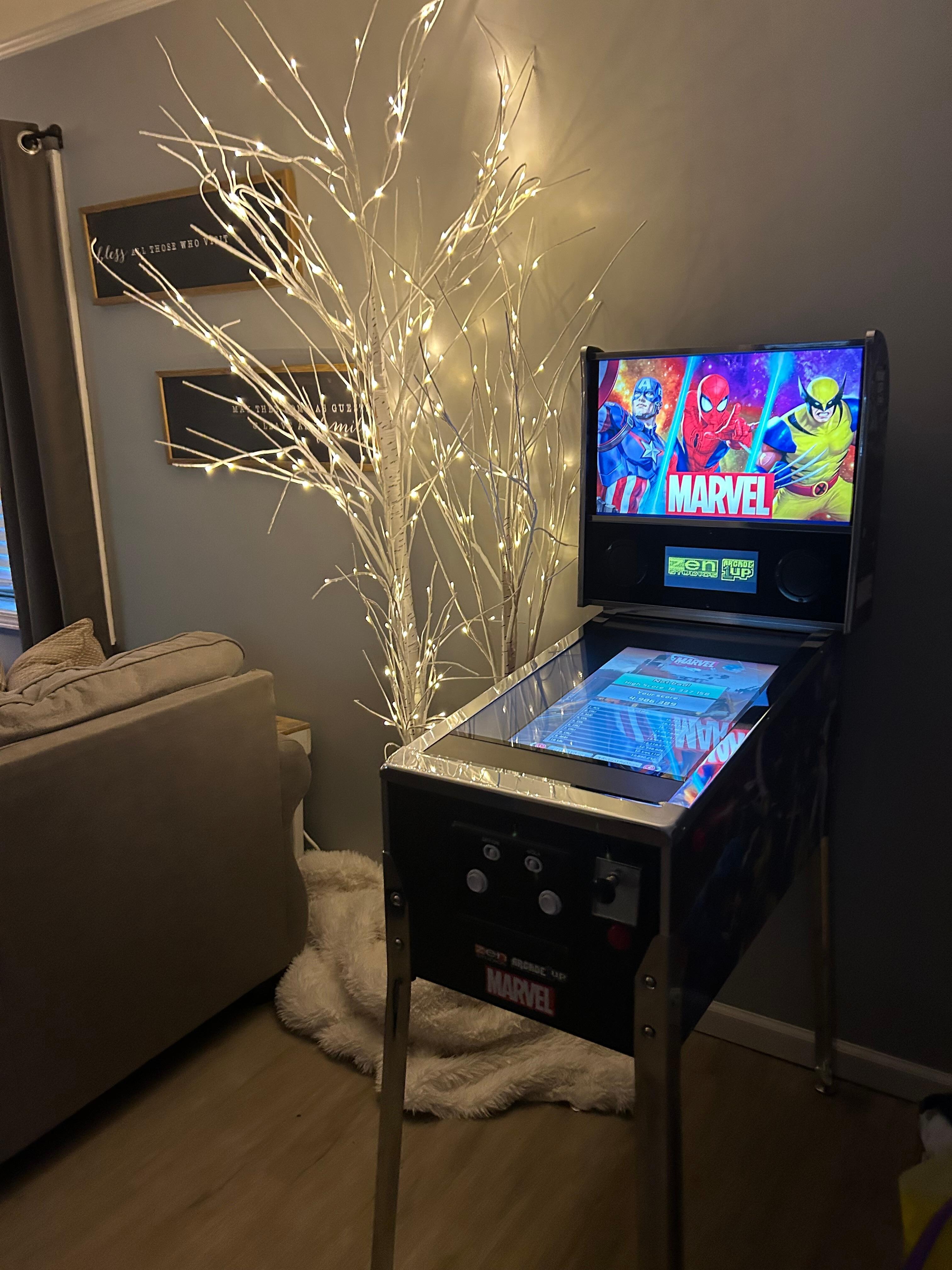 Fun pinball and arcade games in the cabin