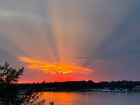 Beautiful sunsets from the deck!