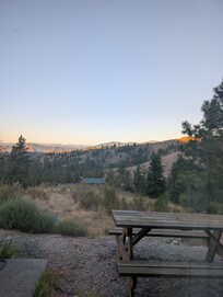 The hot tub with the view couldn't be beat!