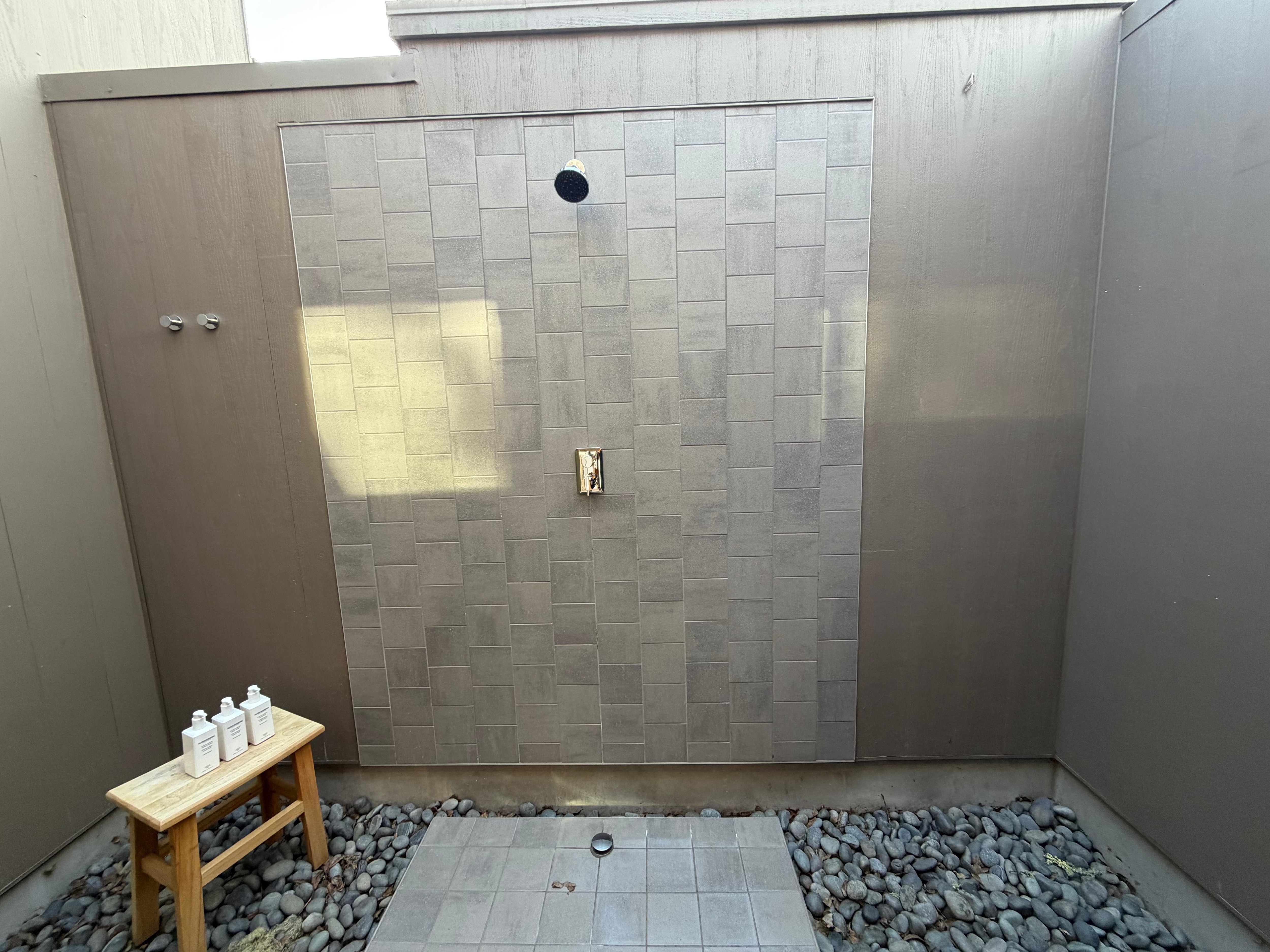outdoor shower
