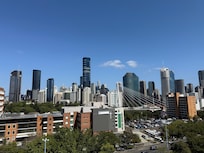 Blick vom Zimmer aus.