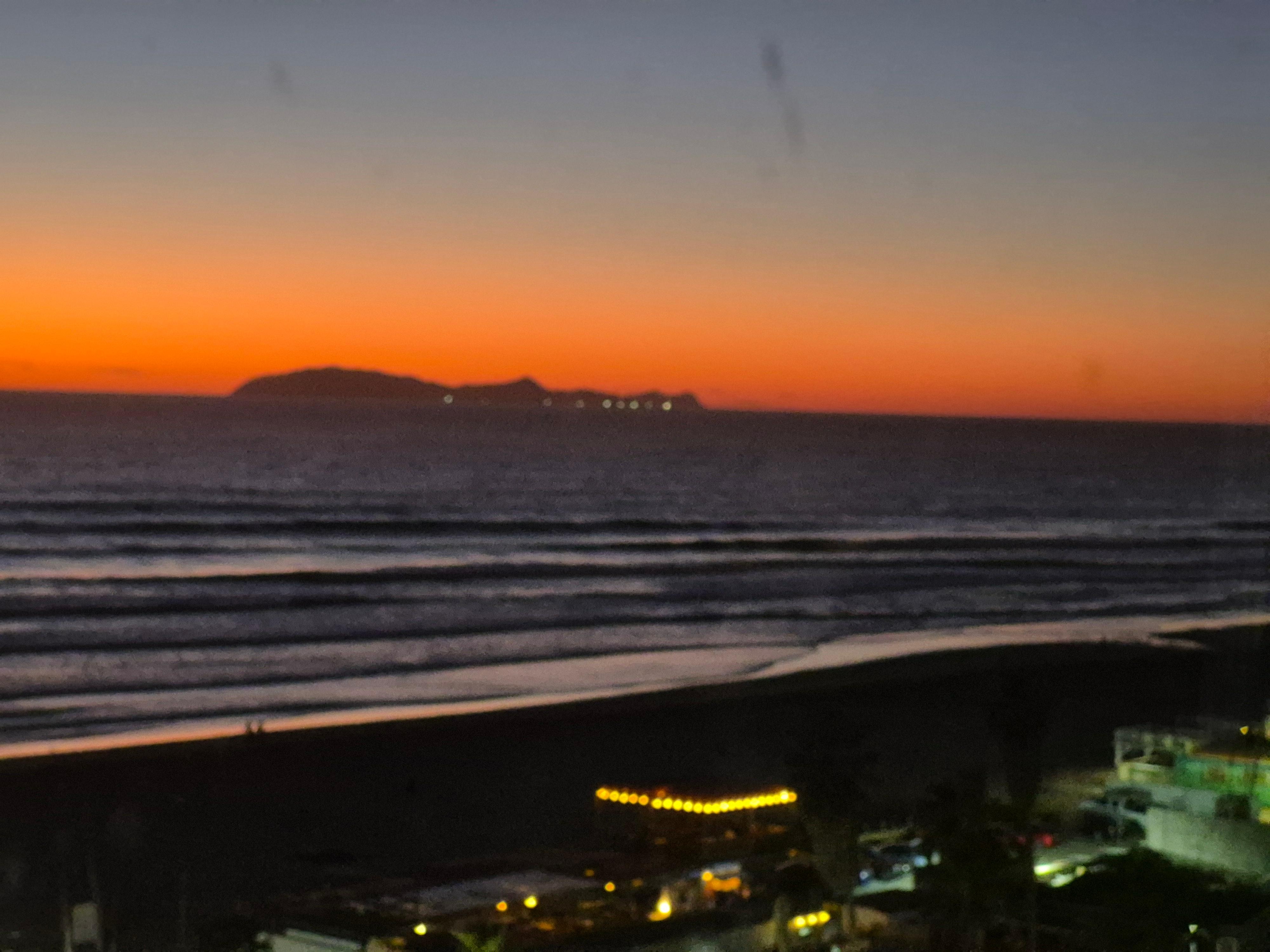 Sunset from our room window