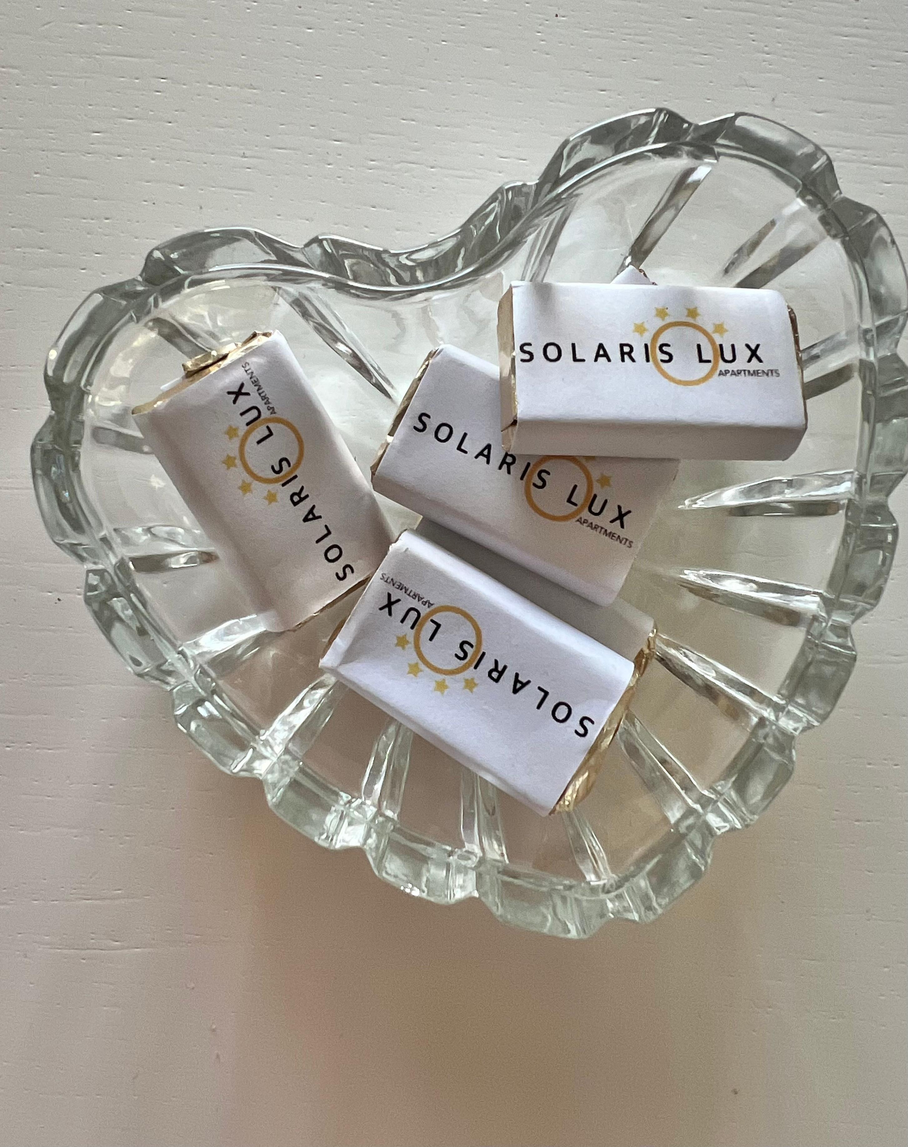 chocolates as a welcome treat