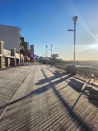 The view of the A.C. Boardwalk.